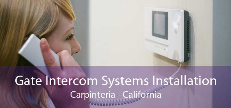 Gate Intercom Systems Installation Carpinteria - California