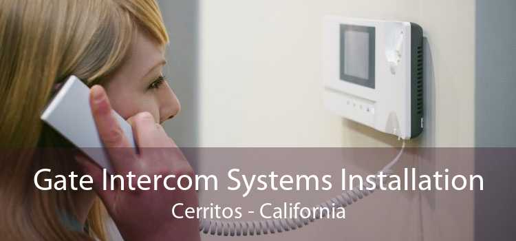 Gate Intercom Systems Installation Cerritos - California