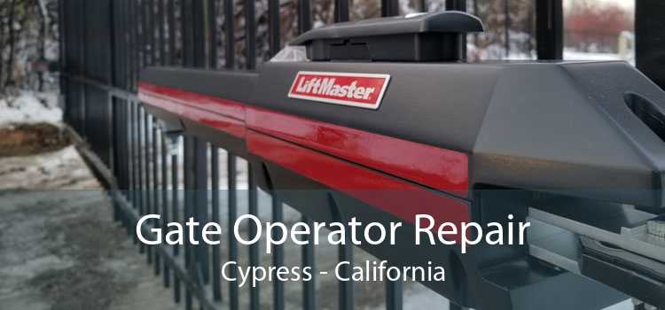 Gate Operator Repair Cypress - California