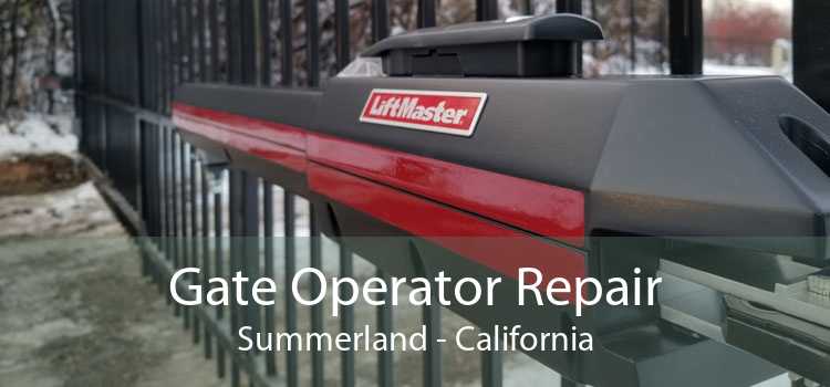 Gate Operator Repair Summerland - California